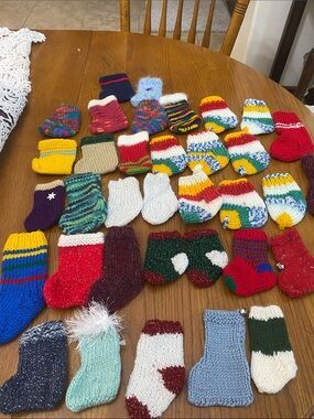 Knitted Little Socks!  36 total